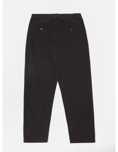 Universal Works Military Chino in Black Winter Twill en linge