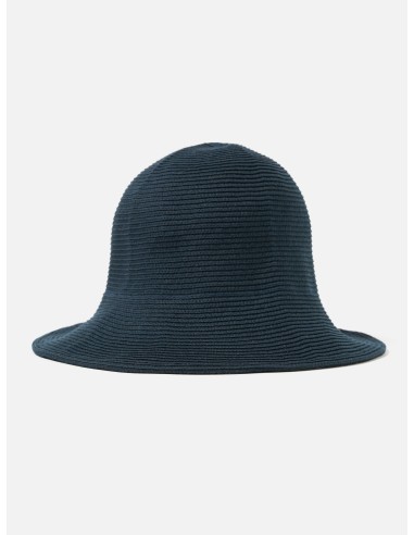 cableami® Cotton Braid Tulip Hat in Navy/Indigo Boro Cotton les muscles