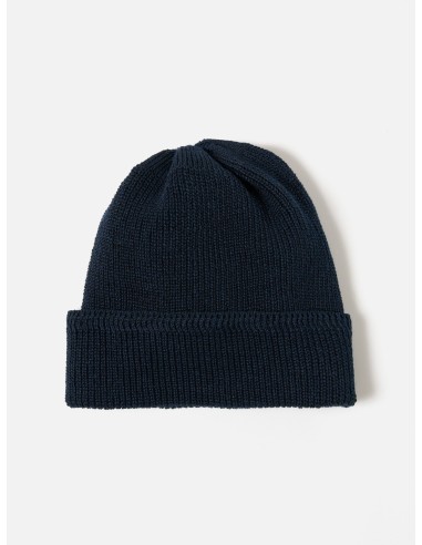 cableami® Waffle Watchcap in Navy Linen en linge