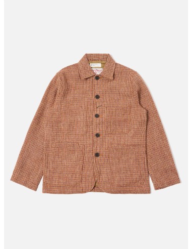 Universal Works Bakers Jacket in Rust Harris Tweed Plaid 50% de réduction en Octobre 2024