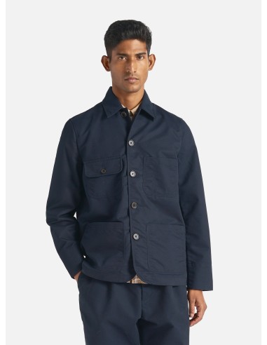 Universal Works Merchant Jacket in Navy Brushed Polytech store