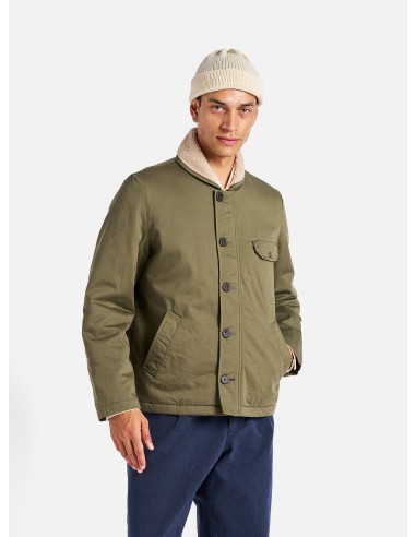 Universal Works N1 Jacket in Light Olive Twill le des métaux précieux