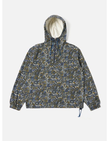 Universal Works Pullover Anorak in Navy Artist Print Cotton Venez découvrir notre 