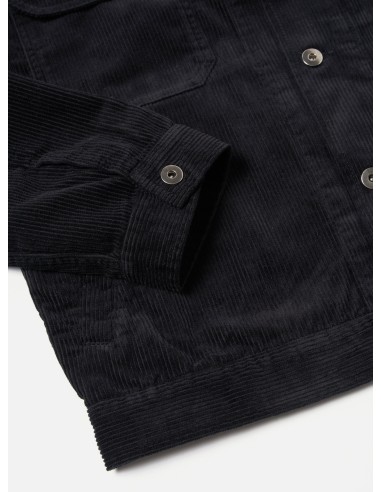 Universal Works Trucker Jacket in Black Cord Venez découvrir notre 