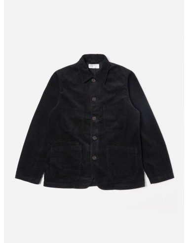 Universal Works Bakers Jacket in Black Cord Fin de série