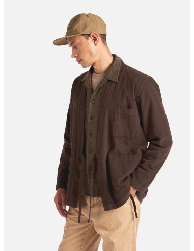 Universal Works Kyoto Work Jacket in Brown Fine Cord Comment ça marche