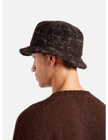 Universal Works Bucket Hat in Brown Marble Fleece Toutes les collections ici