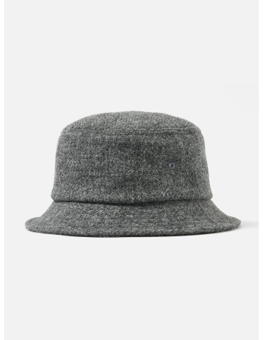 Universal Works Lewis Hat in Grey Harris Tweed Paris Déstockage Promo