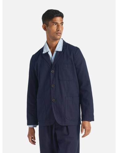 Universal Works Three Button Jacket in Navy Brushed Moleskin sélection de produits