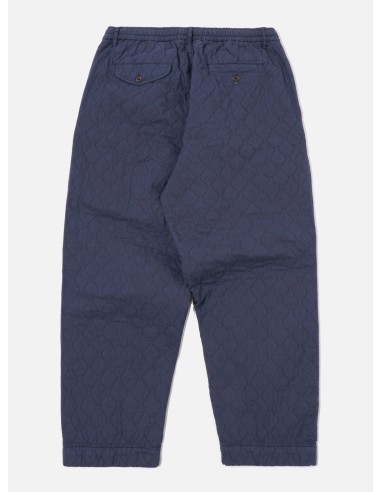 Universal Works Oxford Pant in Dark Navy Quilt Cotton en ligne des produits 