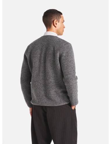 Universal Works Cardigan in Grey Marl Wool Fleece plus qu'un jeu 