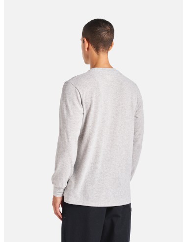 Universal Works Loose L/S Tee in Grey Marl Recycled Wool Mix vous aussi creer 