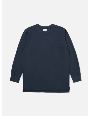 Universal Works L/S Tee in Navy Organic Jersey l'achat 