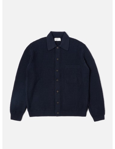 Universal Works Knit Jacket in Navy Merino Knit outlet