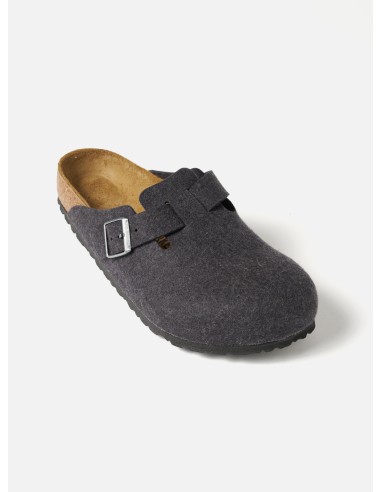 Birkenstock Boston in Anthracite Wool 2024