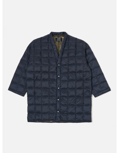 Taion Hanten Down Cardigan in Dark Navy Nylon shop