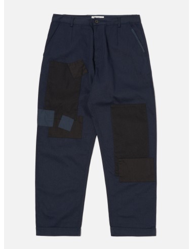 Universal Works Patched Super Chino in Navy Works Twill Mix store