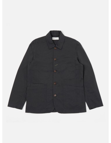 Universal Works Bakers Jacket in Black Twill Le MVP de beaucoup