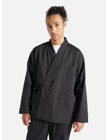 Universal Works Kyoto Work Jacket in Black Twill une grave pollution 