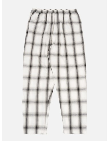 Universal Works Pyjama Pant in Ecru Shadow Check Vous souhaitez 