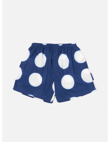 Universal Works 3 Pack Boxer Short in Indigo Big Dot Print 2023