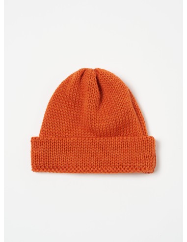 Universal Works Short Watch Cap in Orange British Wool prix pour 