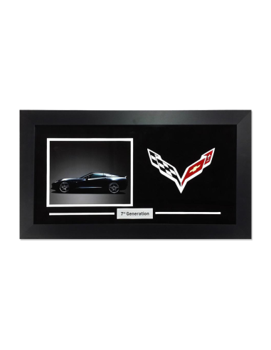 C7 Corvette "Frame Your Own" Picture Frame brillant des détails fins