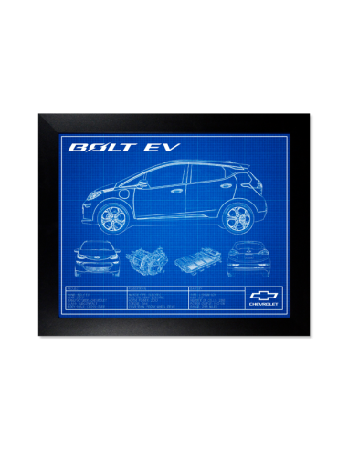 Bolt EV Framed Blueprint les muscles