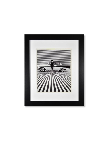 Framed Historic Bel Air 1956 Sport Coupe Print en ligne des produits 