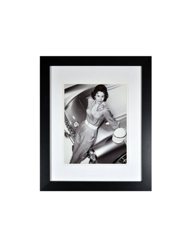 Framed Historic C1 Corvette Print soldes