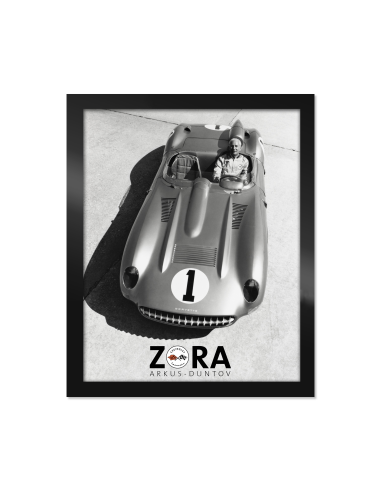 Zora "Father Of The Corvette" Framed Printed Canvas Art la chaussure