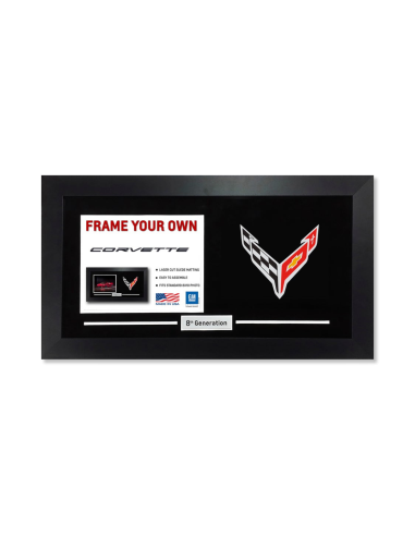 C8 Corvette "Frame Your Own" Picture Frame brillant des détails fins