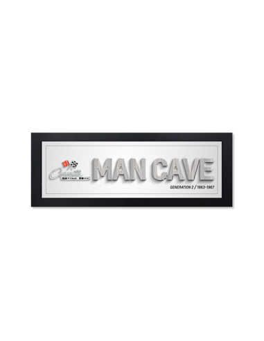 Corvette Generation 2 Man Cave Framed Art Le MVP de beaucoup