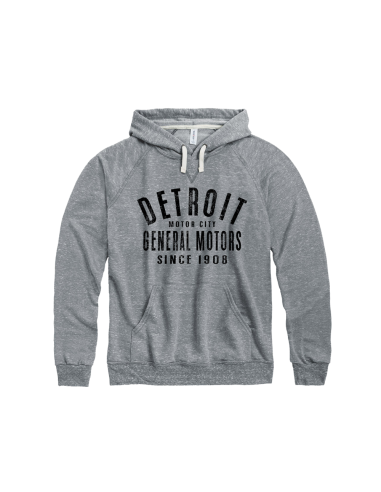 GM Detroit Motor City French Terry Hoodie Paris Déstockage Promo