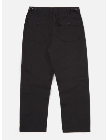 Universal Works Fatigue Pant in Black Twill Pour