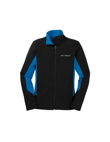 Chevrolet EV Women's Core Colorblock Soft Shell Jacket vous aussi creer 