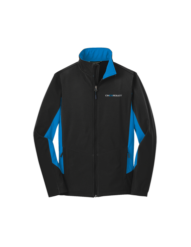 Chevrolet EV Men's Core Colorblock Soft Shell Jacket offre 