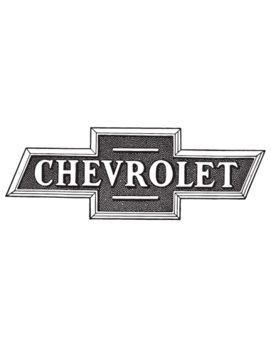 Chevrolet Vintage Logo Thick Aluminum Sign meilleur choix