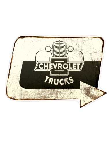 Chevrolet Trucks Thick Aluminum Sign vous aussi creer 