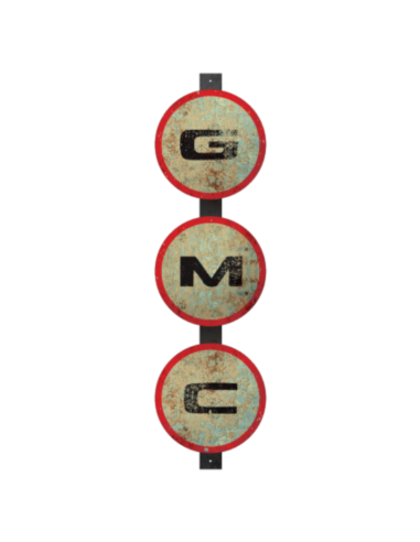 GMC Circle Thick Aluminum Sign acheter