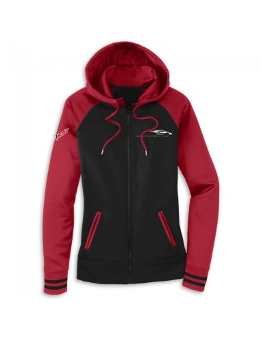 C8 Corvette Women's Varsity Hooded Full-Zip Jusqu'à 80% De Réduction