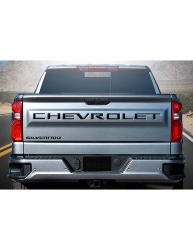 Silverado Tailgate Letters 2019-2023 model outlet