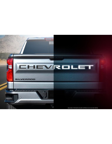 Silverado Tailgate Letters 2019-2022 model Pour