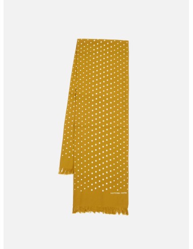 Universal Works Short Scarf in Mustard Dot Print Comment ça marche