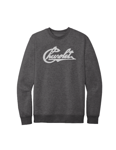 Chevrolet Vintage Adult Unisex Fleece Crew la colonne vertébrale