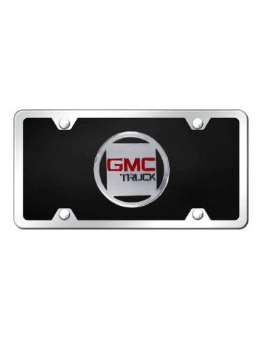 GMC Plate Kit - Chrome on Black solde