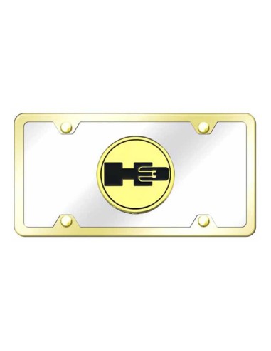 Hummer H3 Plate Kit - Gold on Mirrored Comparez plus de prix