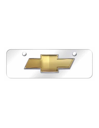 Chevrolet OEM Mini Plate - Chrome on Mirrored acheter