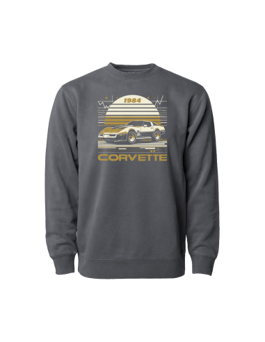 Corvette Vintage '84 Graphic Crewneck Vous souhaitez 