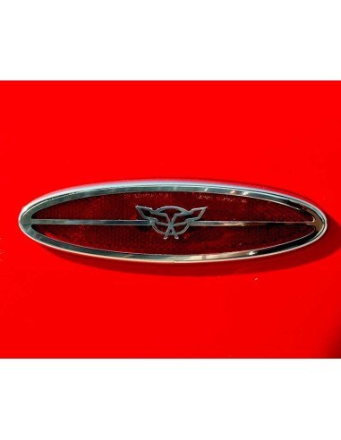 1997-2004 C5/Z06 Corvette - Side Marker Trim Rear w/Crossed Flags 2Pc - Brushed Stainless le concept de la Pate a emporter 